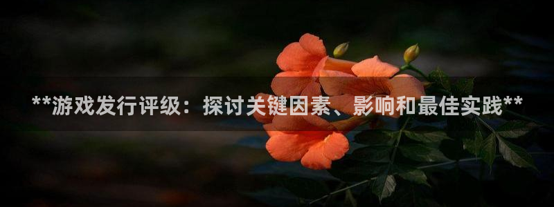 顺盈娱乐扣款成功了吗怎么退款：**游戏发行评级：探讨关键因素、影响和最佳实践**