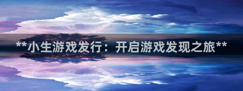 顺盈平台注册网址查询：**小生游戏发行：开启游戏发现之旅**