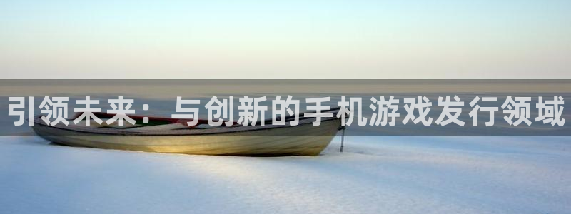 顺盈注册：引领未来：与创新的手机游戏发行领域